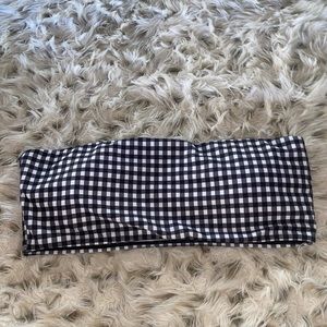 ZAFUL woman’s bandeau swimsuit top size small!